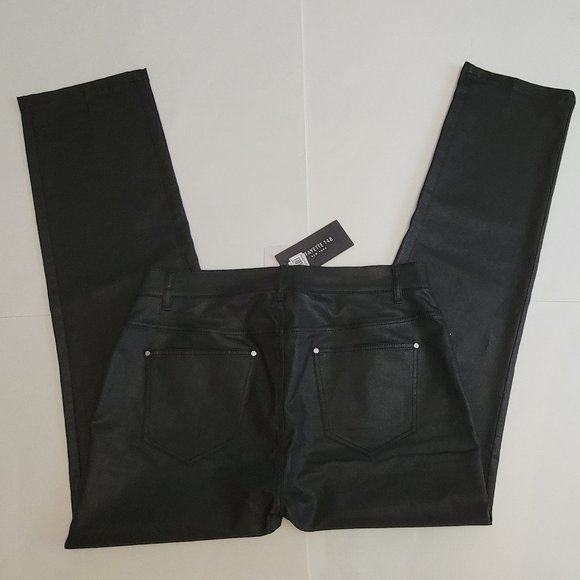 Lafayette 148 New York Thompson Waxed Denim Jeans - Picture 4 of 16